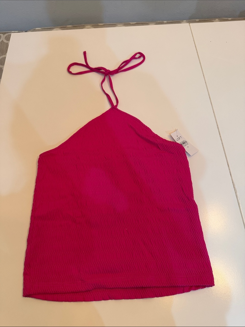 LOFT Hot Pink Halter Cami